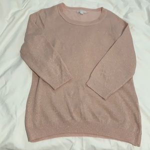 Pink glitter sweater